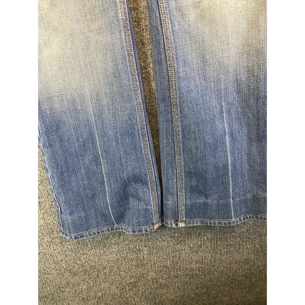7 For All Mankind A Pocket Women's Bootcut Jeans Light Wash Blue Stretch SZ 27 - Picture 5 of 11